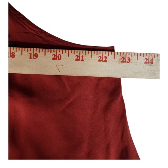 Torrid Floral Embroidered Cami Top Women’s Size 2 Rust Red Boho Romantic Plus - Picture 8 of 9